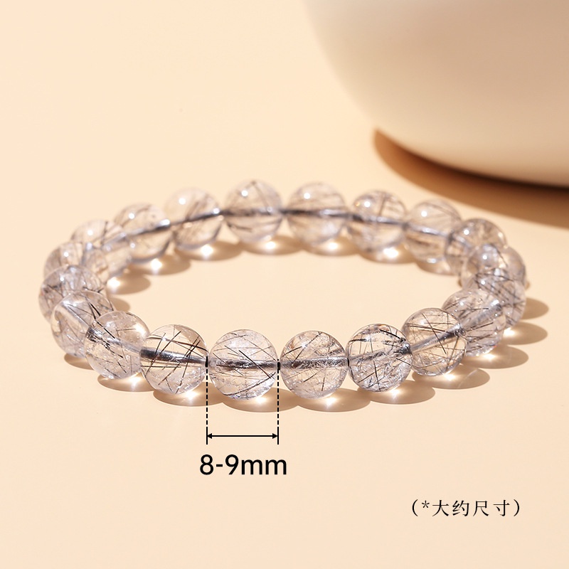 Vòng Đeo Tay Bằng Titan Màu Đen Đơn Giản Thời Trang Cho Nam Và Nữ