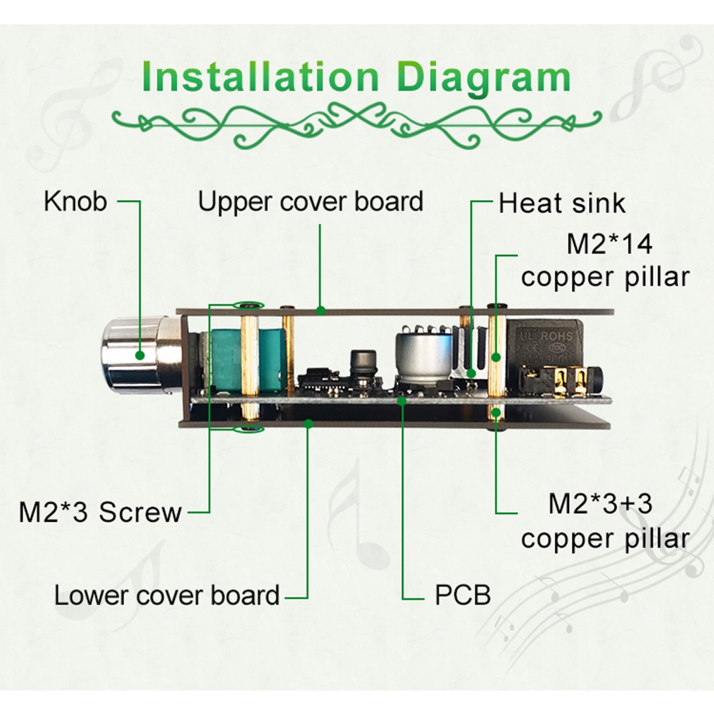 Bảng Mạch Khuếch Đại Âm Thanh zk-1002mt 2 * 100w 502mt 2 * 50w