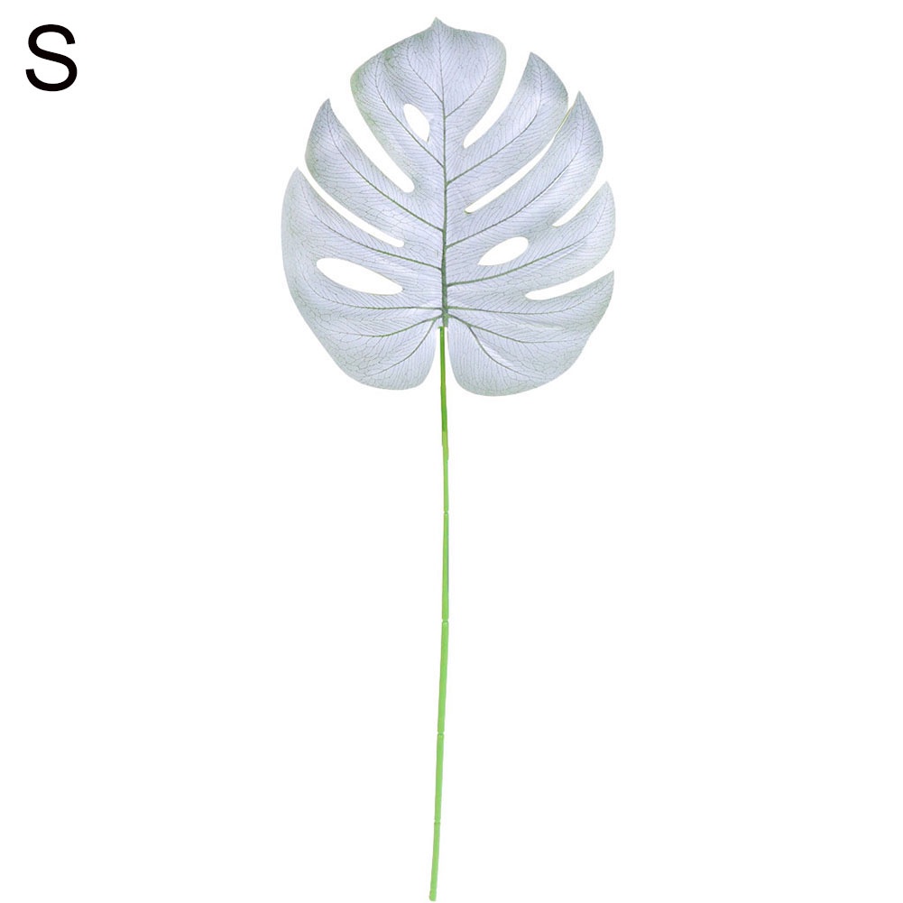 Đồ Chơi Cao Cấp Cho Bé| 1 Nhánh Lá Nhiệt Đới Nhân Tạo Trang Trí Bàn Tiệc Cưới