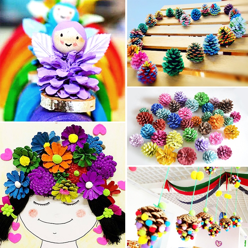 Quả thông tự nhiên trang trí Noel làm thủ công handmade - Steam