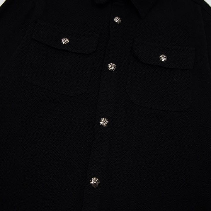 YOT9 Chrome Hearts Spring and Autumn Classic twill denim jacket men's and women's casual all-match jacket