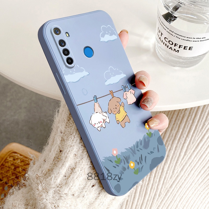 Ốp lưng Realme 5 5i 6i 5s 5 pro c3 Ốp Điện Thoại tpu silicone Mềm Chống Rơi Vỡ In Hình Dễ Thương Kèm Dây Đeo Cho Realme 5 5i 6i 5s 5 pro c3