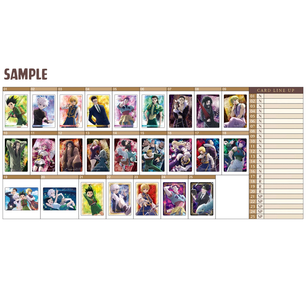 Pack nhân phẩm Itajaga kèm thẻ HUNTER X HUNTER chính hãng Bandai - Wafer card HxH