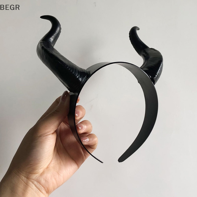 Cài Tóc Hình Sừng Nữ Hoàng Ác Quỷ Màu Đen Hóa Trang halloween / Giáng Sinh vn