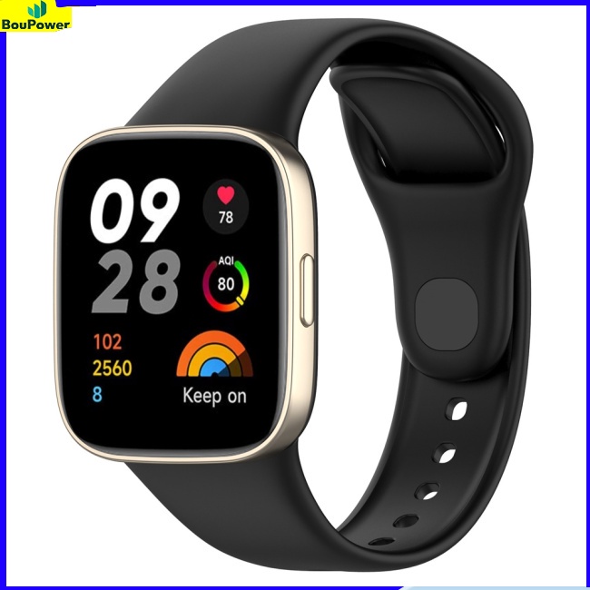 Boupower Dây Đeo Thay Thế Bằng Silicon Có Thể Điều Chỉnh Cho redmi watch 3