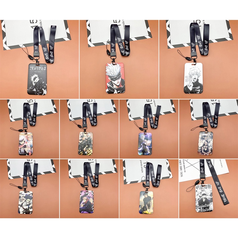 Túi Đựng Thẻ id / Thẻ id / Thẻ id Bằng pvc Họa Tiết Hoạt Hình dragon ball one piece Gắn Dây Đeo Cổ Dành Cho Học Sinh Ốp