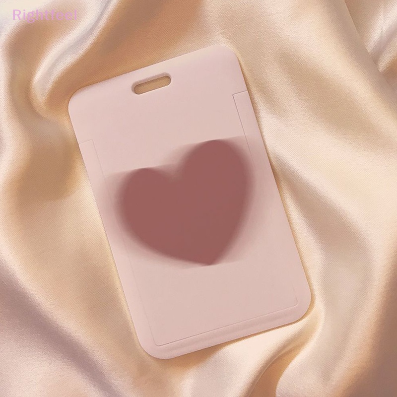 Qfeel Ví Đựng Thẻ id / Thẻ / Móc Khóa Họa Tiết Hoạt Hình Màu Hồng Dành Cho Học Sinh Mới