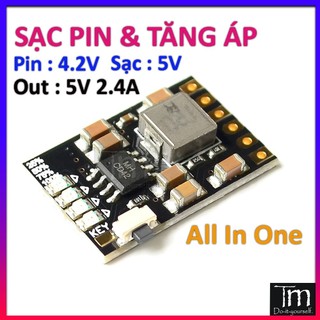 Mạch Sạc Pin - Tăng áp 5V 2.4A (MH-CD42)
