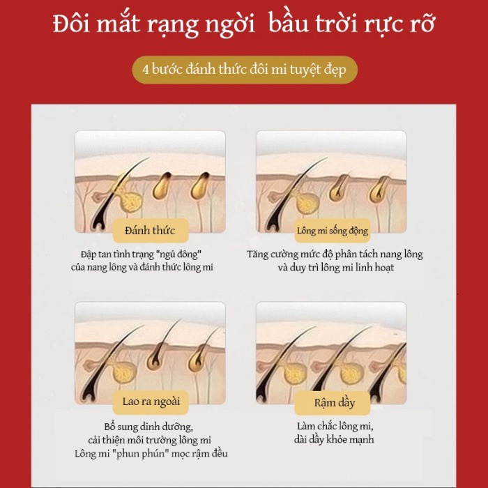 Serum mọc lông mày tinh chất kích mọc lông mày, lông mi,lông râu,mọc tóc,thúc đẩy lông mày dày và dài