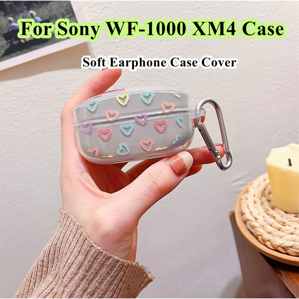 Bao Da Điện Thoại Mềm Họa Tiết Hoa Cho sony wf-1000 xm4 sony wf-1000 xm4