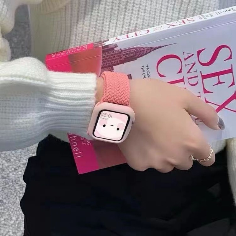Dây Đeo nylon Co Giãn Cho Đồng Hồ Thông Minh apple watch ultra2-1 49mm 41mm 45 mm 38 / 42 9 8 7 6 5 4 3 se 40 / 44mm