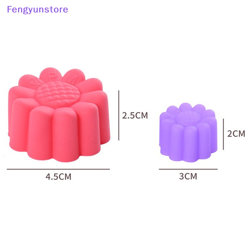 Khuôn Silicon Làm Bánh cupcake Hình Hoa Xinh Xắn vn