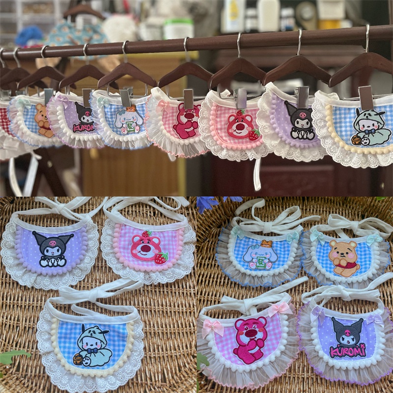 Hoạt Hình Yếm Đeo Cổ Hình Thú Bông Dễ Thương Cho Thú Cưng