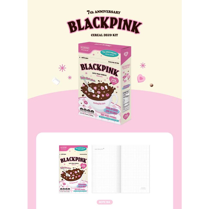 BLACKPINK 2023 DEBUT ANNIVERSARY CEREAL DECO KIT