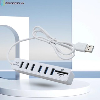 Đầu đọc thẻ nhớ usb 2.0 6 cổng tiện dụng
