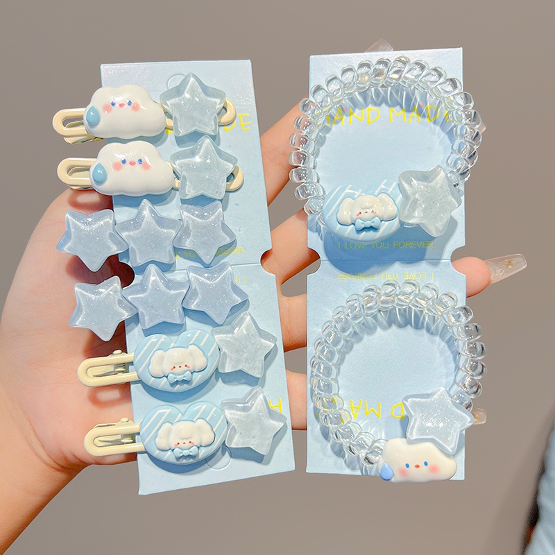 Kẹp Tóc Đám Mây / Ngôi Sao / Đám Mây Dễ Thương Cho Bé Gái