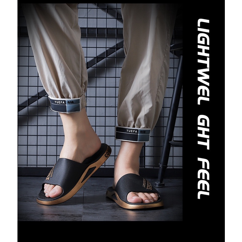 Mới Dép Nhựa pvc Hở Ngón Thoáng Khí Thoải Mái Thời Trang Đi Biển Cho Nam