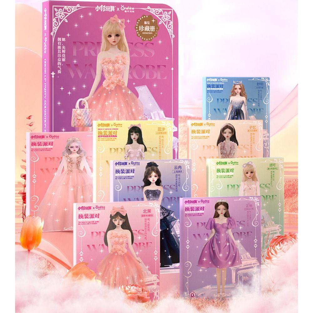 Búp Bê Công Chúa Bằng Giấy isita diy Không Cắt Dùng Trang Trí Dễ Thương