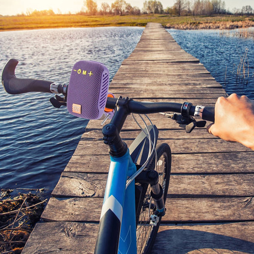Loa bluetooth Không Dây ipx4 Chống Sốc Chống Thấm Nước Kèm mic Tiện Dụng Cho Xe Đạp / Xe Máy