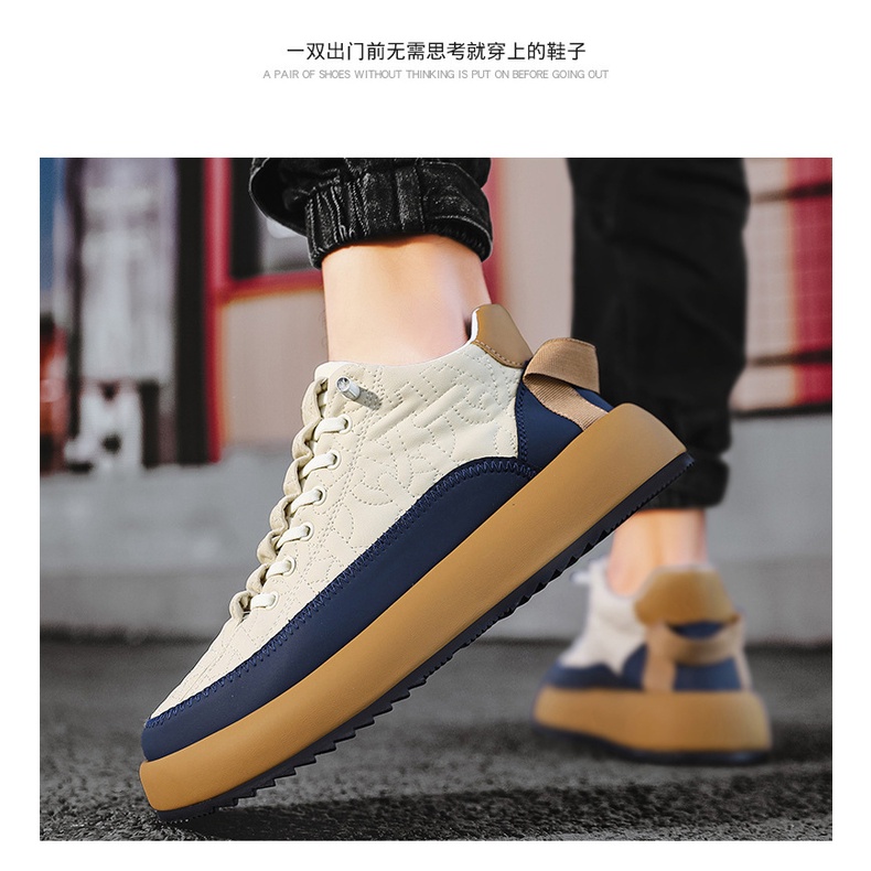 Thời Trang Giày Thể Thao Nam Phong Cách Hàn Quốc Năng Động