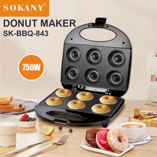 Chảo Điện Làm Bánh donut mini Tự Động Dành Cho Bé sokany843