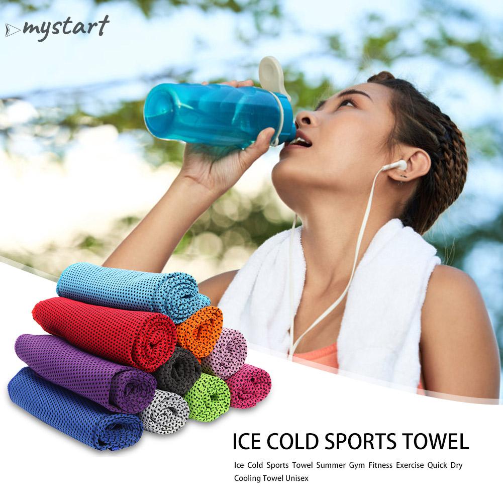 Khăn Lạnh Thể Thao Nhanh Khô Dùng Khi Tập Thể Dục Ngoài Trời Vào Mùa Hè