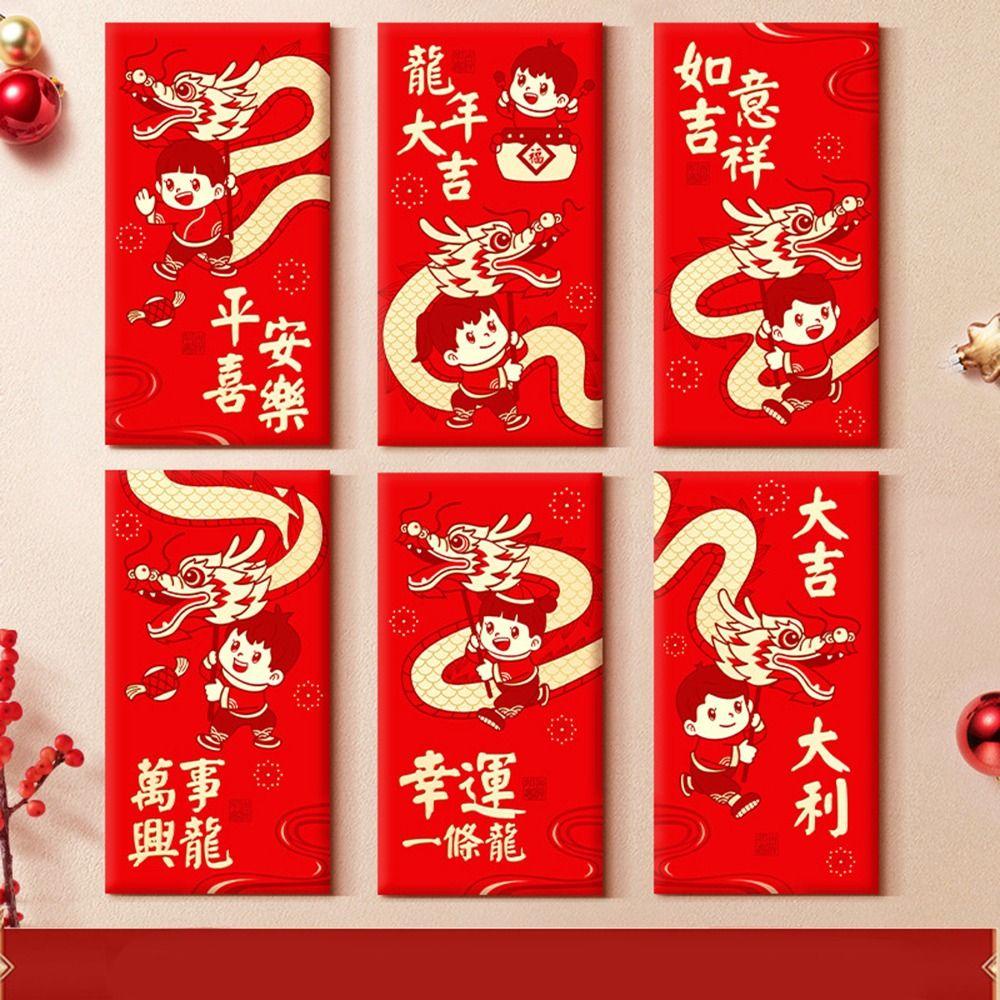 Bao lì xì may mắn MMULCK DIY nhiều họa tiết cho năm mới