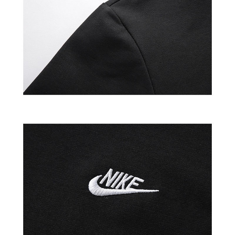 Nike Áo hoodie Thể Thao Thêu logo Giản Dị Dành Cho Nam M-5xl