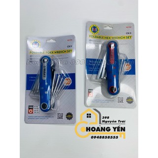 Bộ lục giác gập đầu bằng 8 chi tiết 1.5-8mm c-mart cf0194 c-mart cf0195- hoàng yến 398 nguyễn trãi