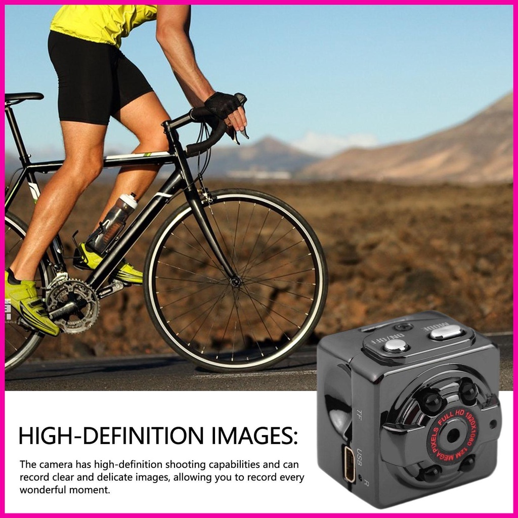 Camera Hành Trình mini hd Tầm Nhìn Ban Đêm Cho Ba Lô Du Lịch Llrnvn