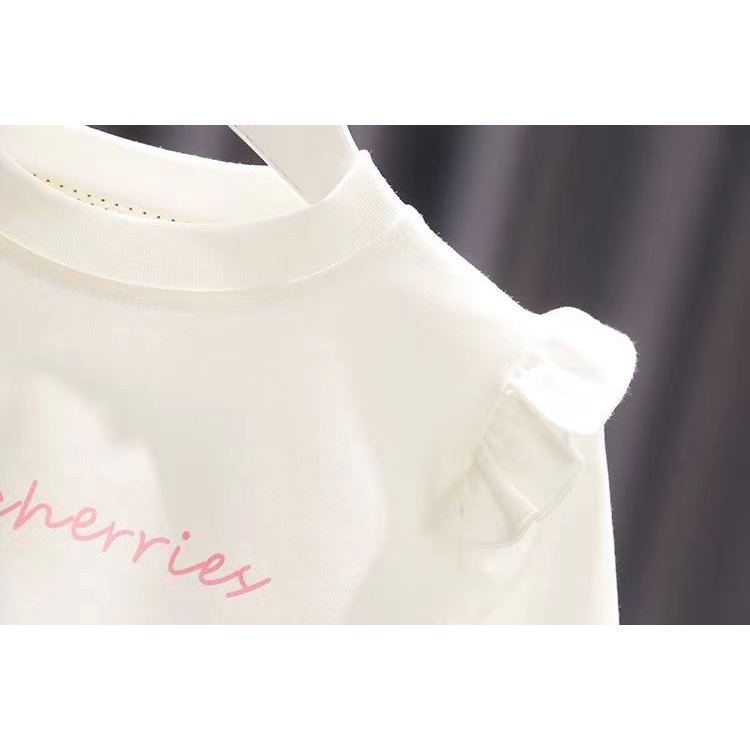 Áo Thun Tay Dài Thời Trang Cho Bé Gái 1-6 Tuổi