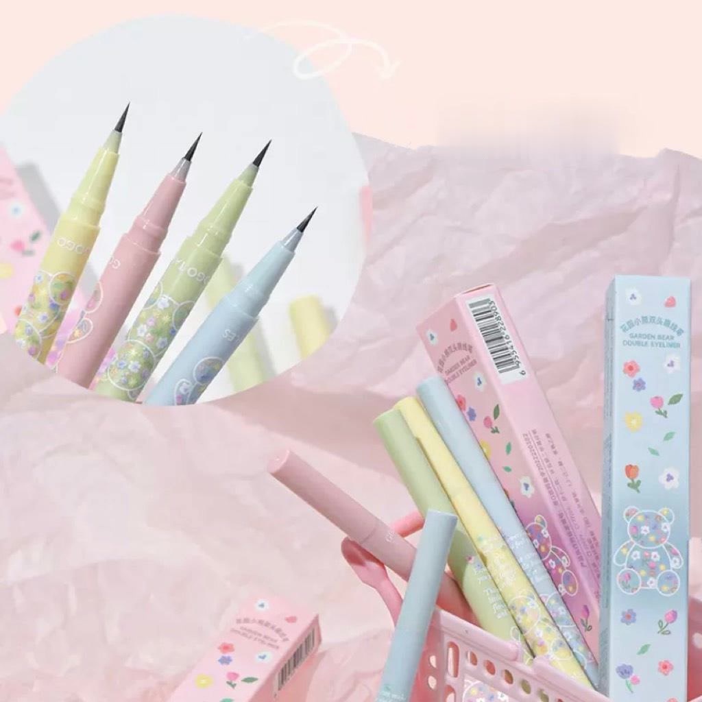 Bút kẻ mắt eyeliner 2  đầu GOGO TALES tiện dụng lâu trôi nội địa trung HL588 .