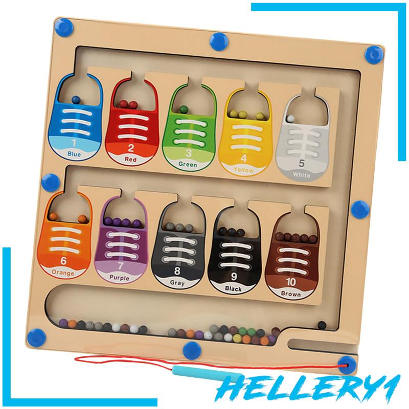 Bảng Gỗ Mê Cung Nhiều Màu Sắc Bắt Mắt Cho Bé