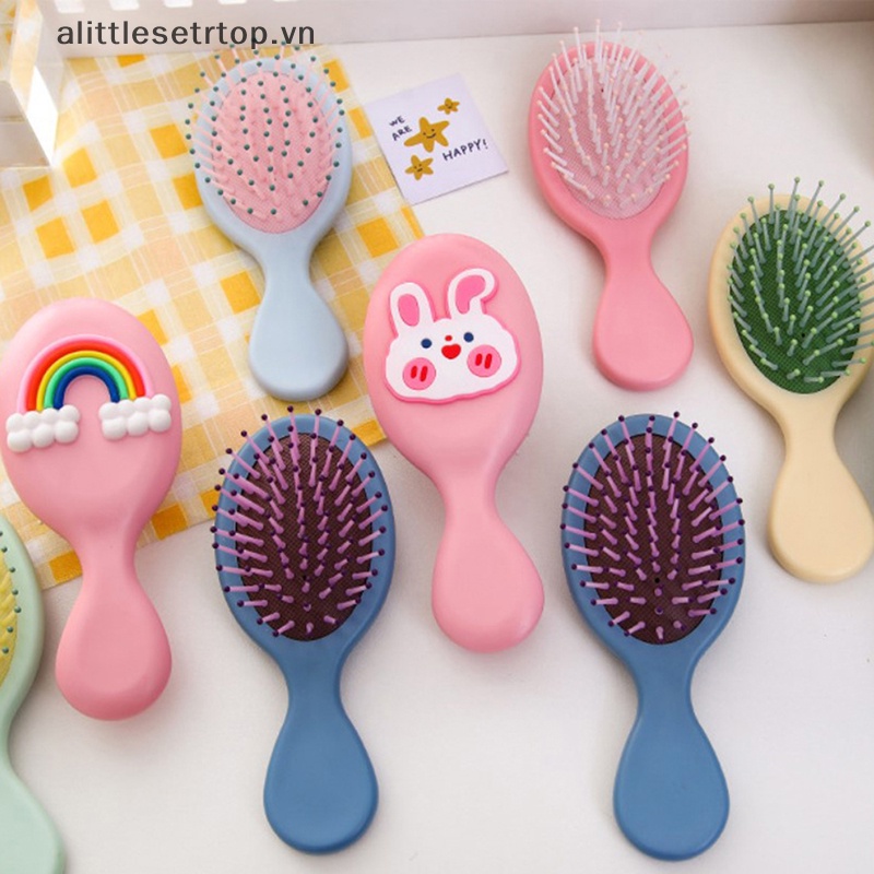 Lược Đệm Khí Mát Xa Hình Búp Bê anime kawaii Dễ Thương Nhỏ Gọn Thích Hợp Làm Quà Tặng Cho Bạn Gái