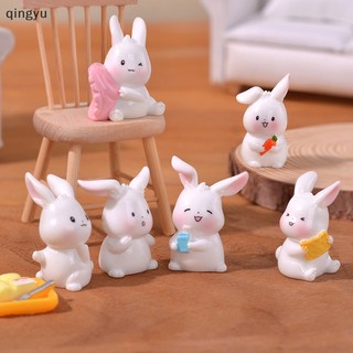 Mới 1 Tượng Thỏ Cà Rốt mini Trang Trí Tiểu Cảnh
