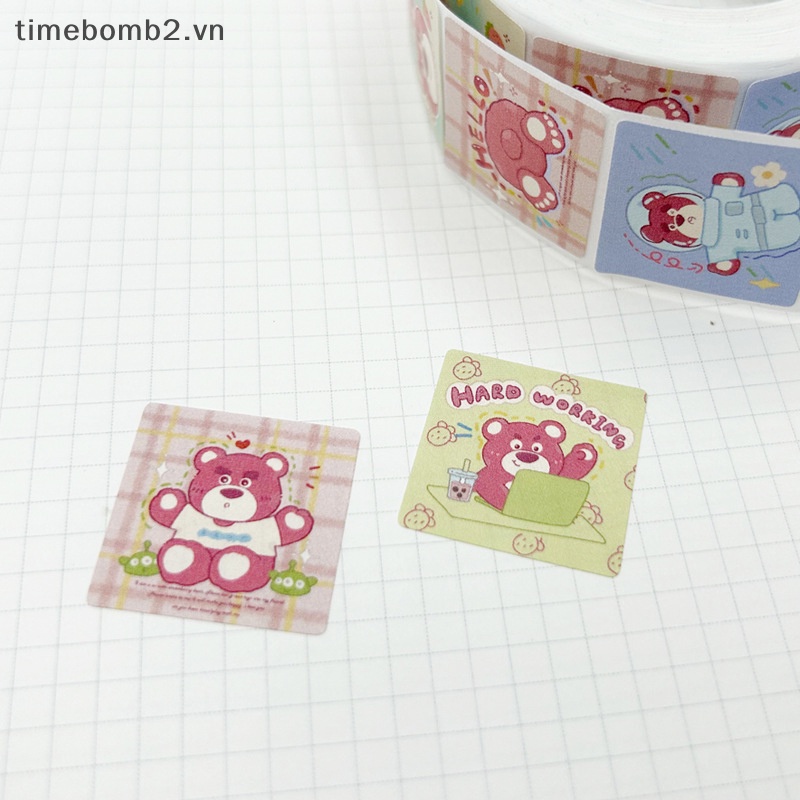 Cuộn 500 Miếng Dán Hoạt Hình sanrio Dễ Thương Trang Trí Quà Tặng Cho Bé