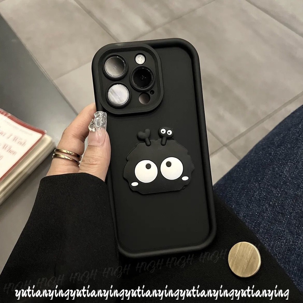 Hoạt Hình Ốp Điện Thoại Hình Búp Bê Đôi Mắt Thiên Thần 3d Cho iphone xr x xs max 15 11 12 14 13 11 pro max 7plus 7 6s 6 8 plus se 2020