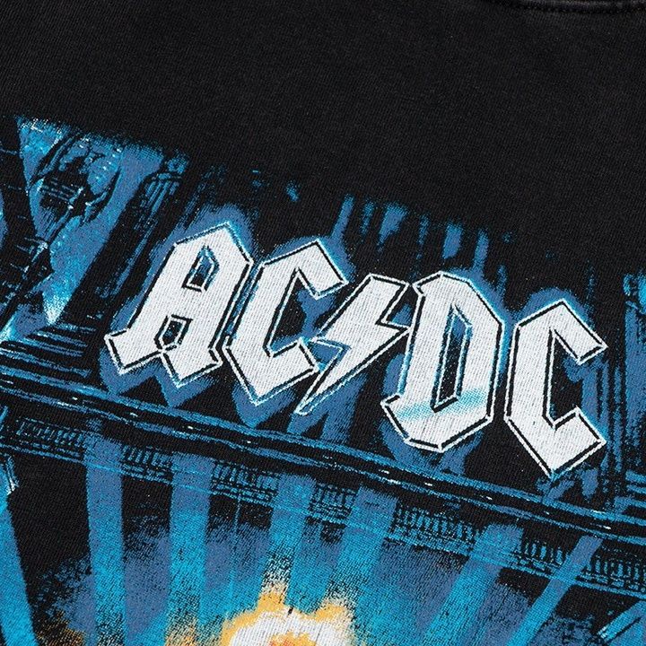 IQJM crazy rock cool portrait slogan printed short sleeve American high street retro tube woven loose T-shirt for men and women