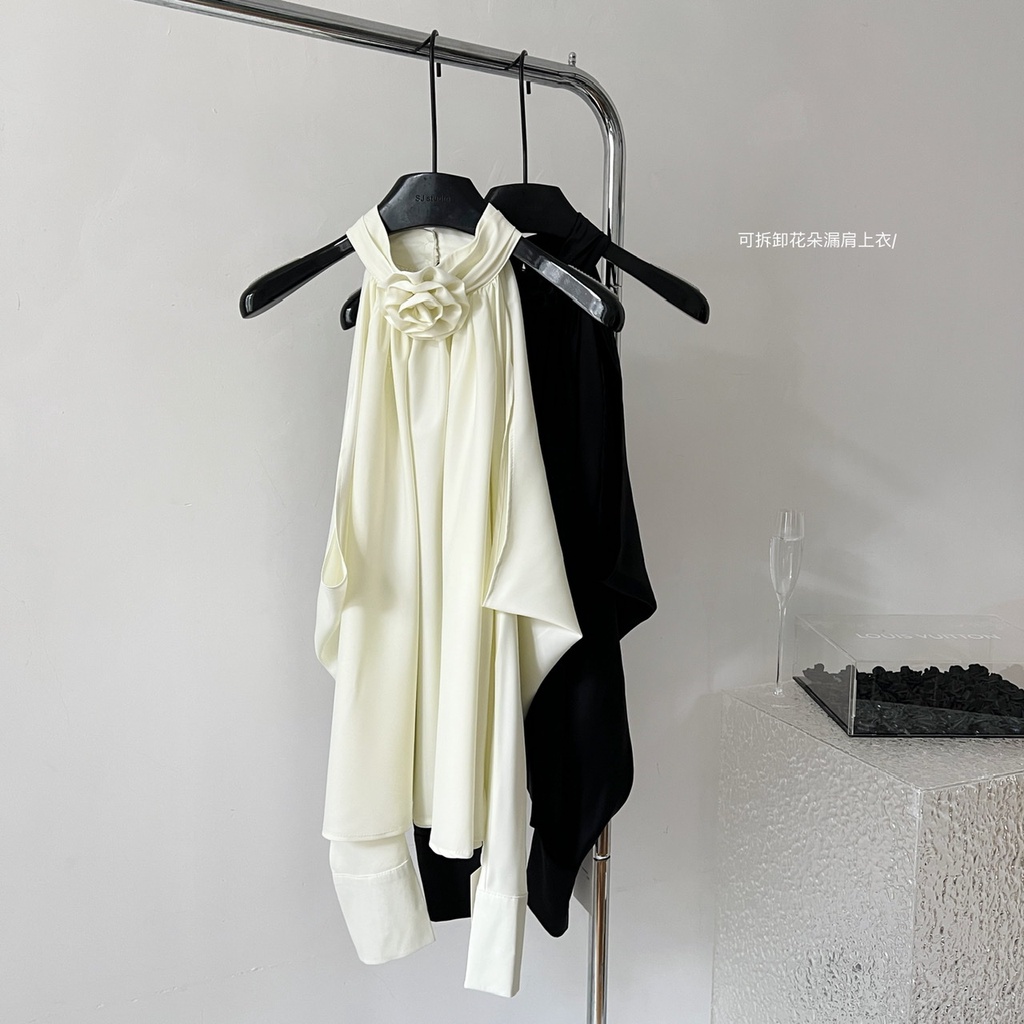 Bộ Áo satin Đính Kim Sa + Chân Váy Ngắn Thời Trang Cho Nữ 8649