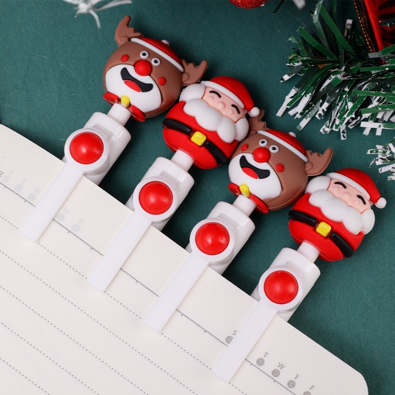 Bút Mực Đen Hình Cây Thông Noel / Bút Vẽ Hoạt Hình Nhanh Khô Dùng Trong Trường Học / Văn Phòng Phẩm