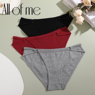 Allofme Quần Lót cotton Mềm Mại Thoải Mái Với 8 Màu Tùy Chọn Cho Nữ