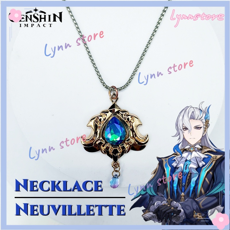 Game genshin Vòng cổ Mặt Hình Thần Chết / neuvillette