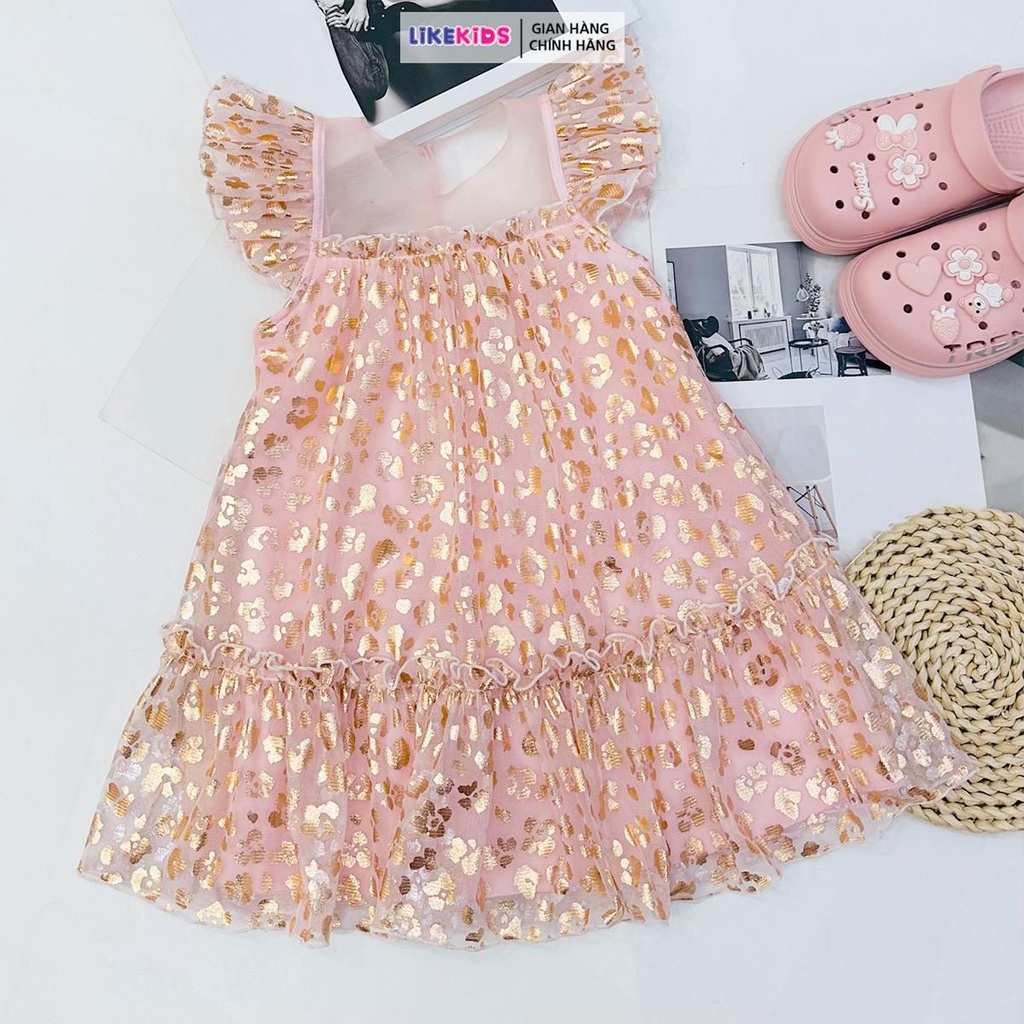 Váy bé gái kiểu dáng lưới dễ thương C26 _ LikeKids