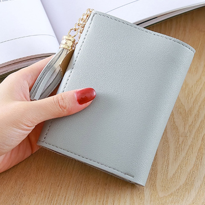 Ví Ngắn Đựng Thẻ Ngân Hàng / Danh Thiếp Có Tua Rua