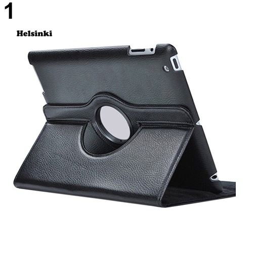 Bao Da Máy Tính Bảng Nắp Lật Xoay 360 Độ Thông Minh Cho apple ipad 2 3 4