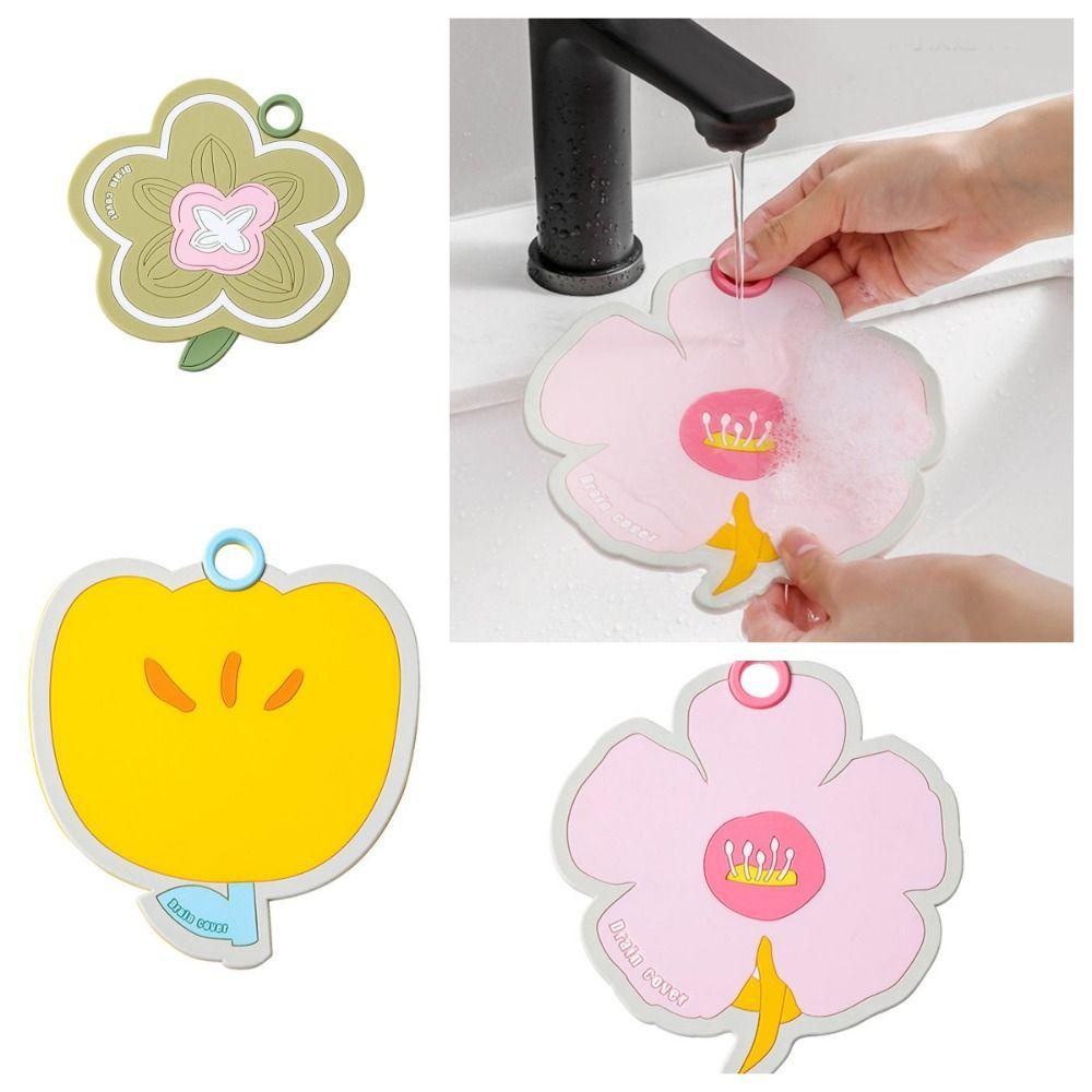 Nắp Đậy Cống Thoát Nước Sàn Nhà Tắm Chống Mùi Hôi Bằng Silicon Dễ Thương