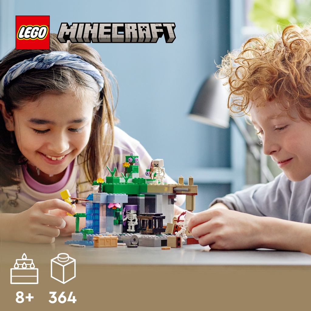 Xả hàng  LEGO Minecraft 21189 Hầm Ngục Skeleton  tặng kèm xe