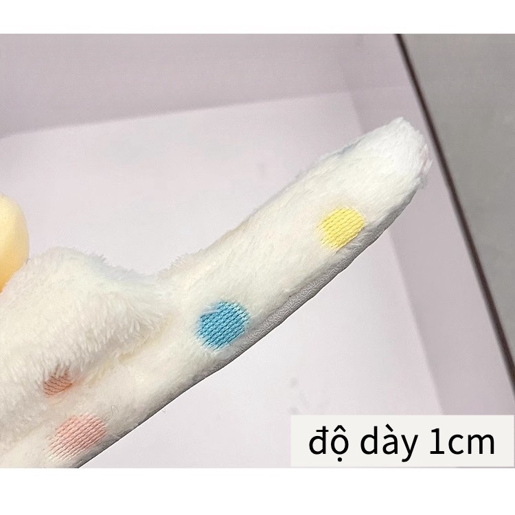 Dép lông cừu dép lông sang chảnh dép lông đi trong nhà cute dép bông dép lông nữ dép lông đen dép lông đế cao