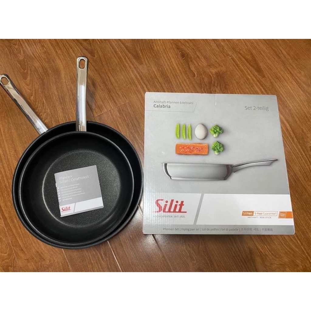 Chảo Silit Calabria 20cm chính hãng, tay cầm cách nhiệt, đáy từ sử dụng trên mọi loại bếp