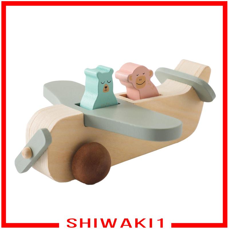 Máy Bay Đồ Chơi Bằng Gỗ Trọng Lượng Nhẹ Dành Cho Trẻ Em